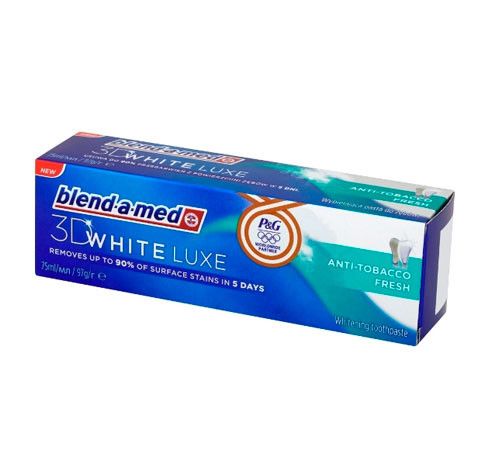 Blend-a-med зубная паста 3D  WHITE LUX ANTI TOBAC (75 g)