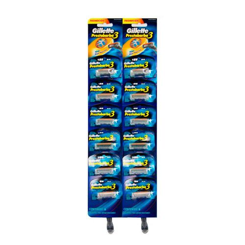 Gillette Prestobarba 3 (10) одноразовые мужские станки на планшете