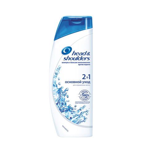 HEAD & SHOULDERS "ОСНОВНИЙ ДОГЛЯД" шампунь 2 в 1 проти лупи 400 мл