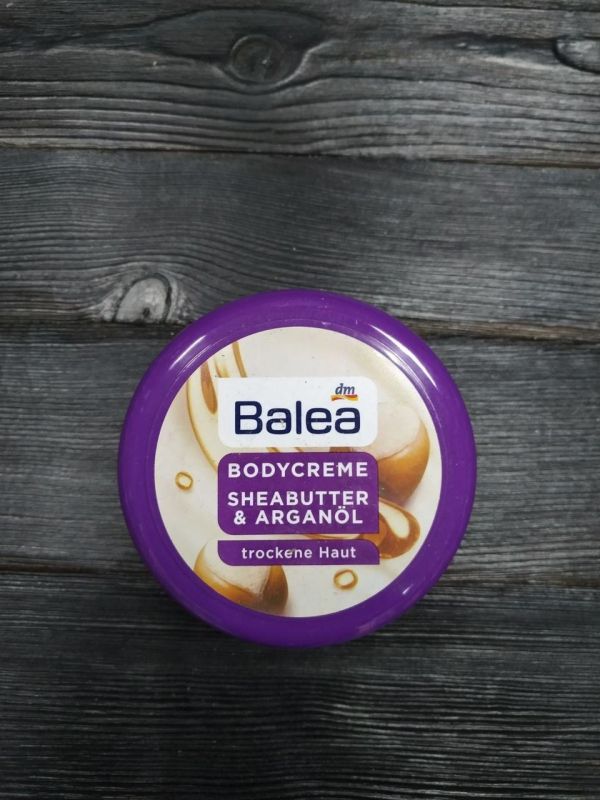 Крем для тела Balea масло ши и аргановое масло 500 ml