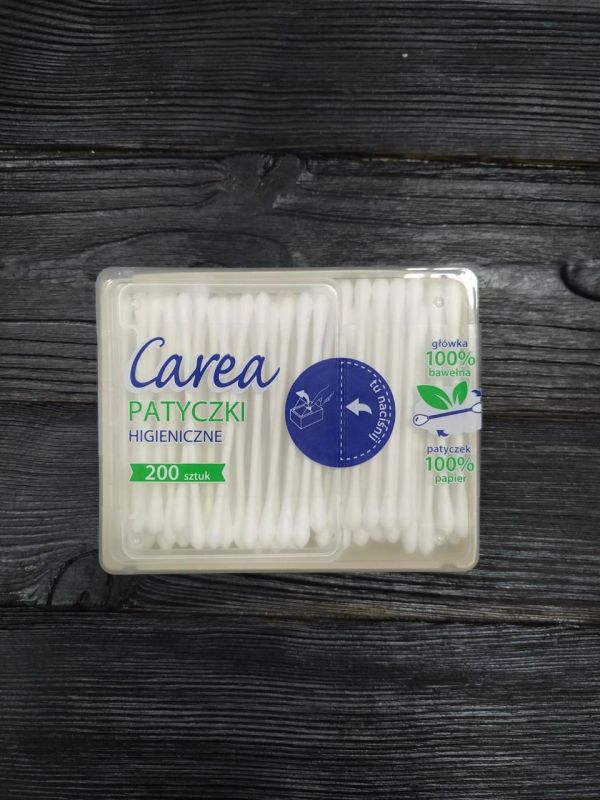 Carea ватные палочки 200 шт