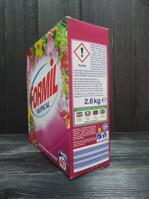 Formil универсальный стиральный порошок 2,6кг - 40ст Tropical
