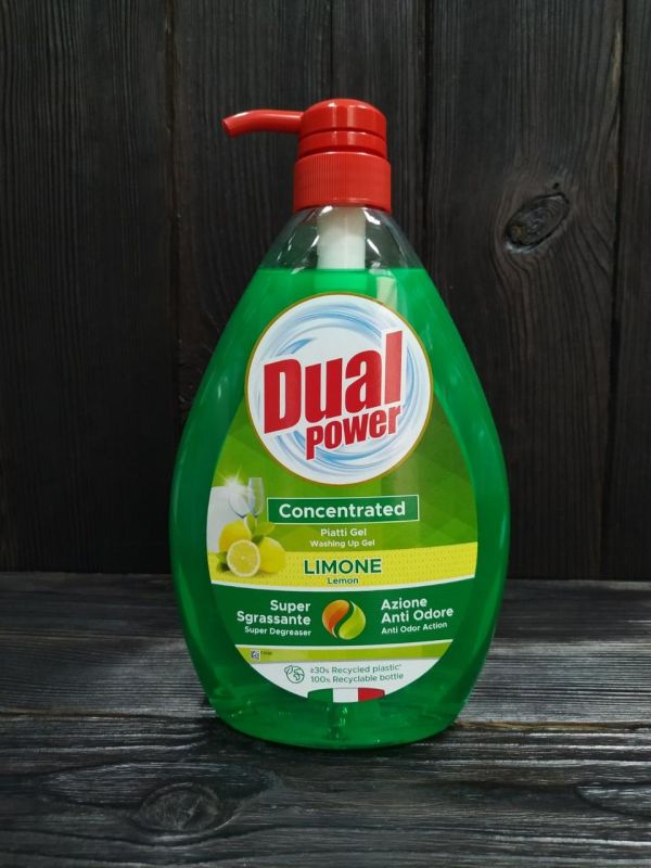 Засіб для миття посуду Dual Power Лимон 1л