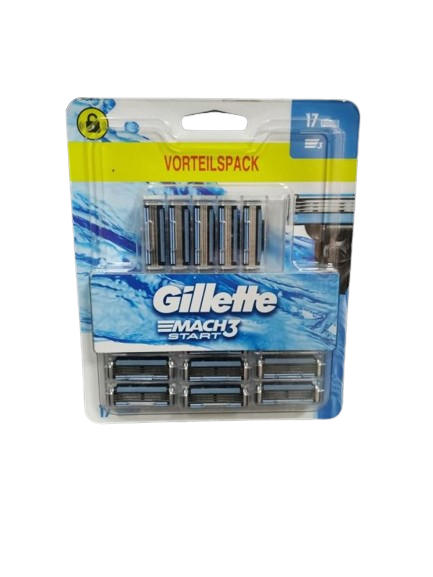 Gillette Mach3 Start сменные лезвия для бритья 17 шт в уп