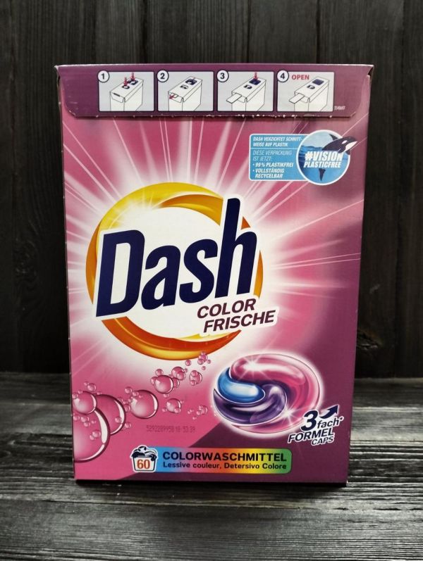 Dash Color капсулы  для стирки 60 шт