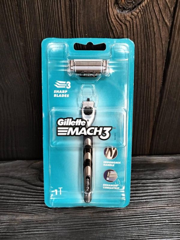 Мужской станок для бритья Gillette Mach3 (1запаска)