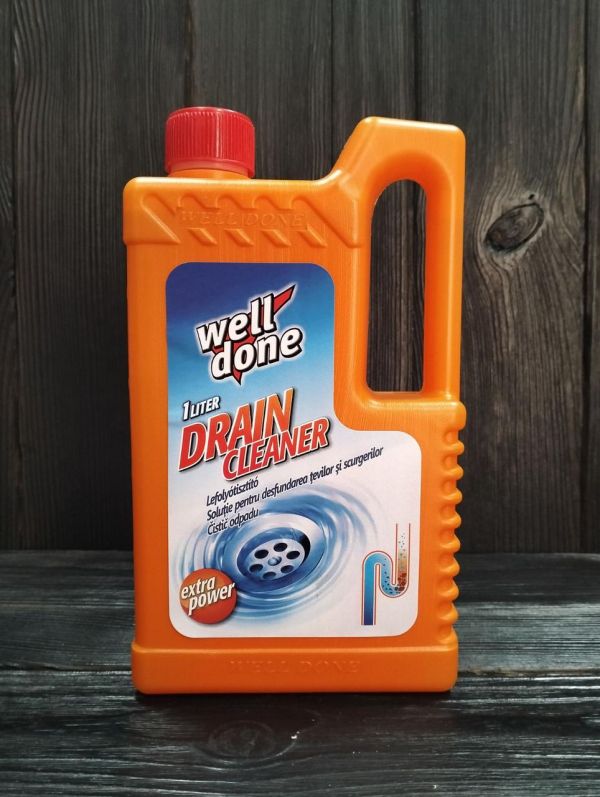 Well Done средство для прочистки труб 1л