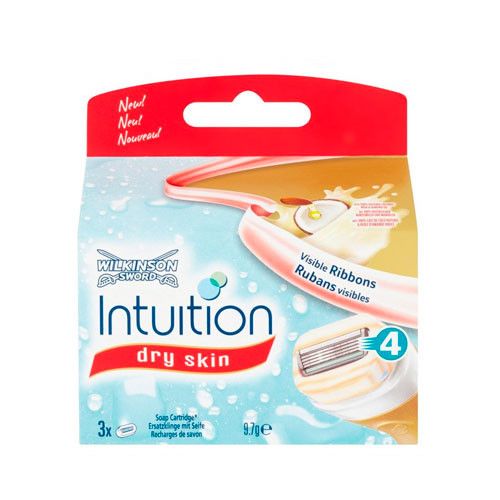 Wilkinson Sword Intuition dry skin змінні картриджі 3 шт.