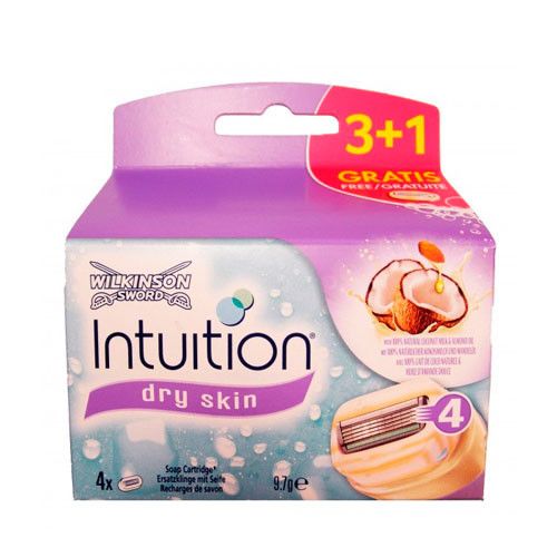 Wilkinson Intuition Pure Nourishment Refills змінні картриджі 3+1 шт в упаковці