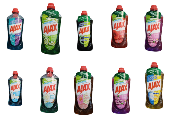 Ajax Средство для мытья полов 1л.( 10 видов)