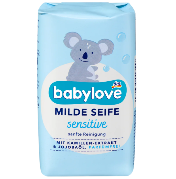 Babylove Дитяче мило для чутливої ​​шкіри, 100 г
