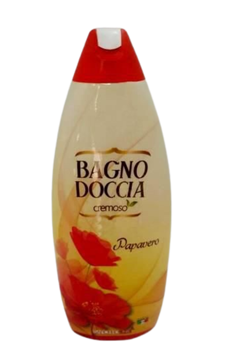 BAGNO DOCCIA CREMOSO PAPAVERO ГЕЛЬ ДЛЯ ДУШУ 1Л. ІТАЛІЯ
