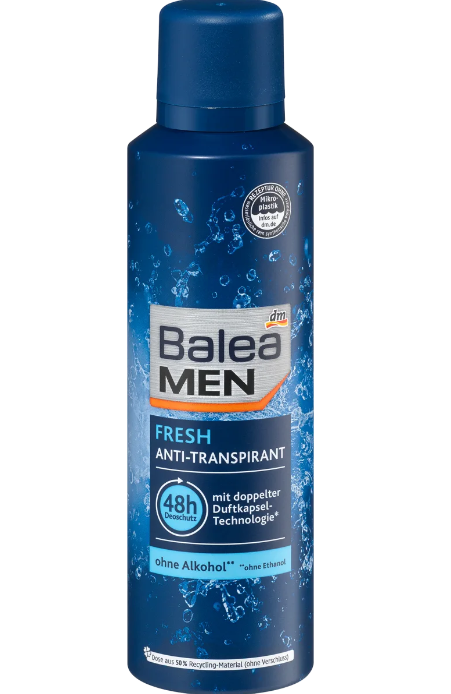 Balea MEN дезодорант спрей Fresh 200 мл