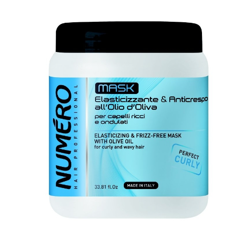 Brelil Numero Elasticizing Mask Маска для кучерявого волосся з оливковою олією 1л.