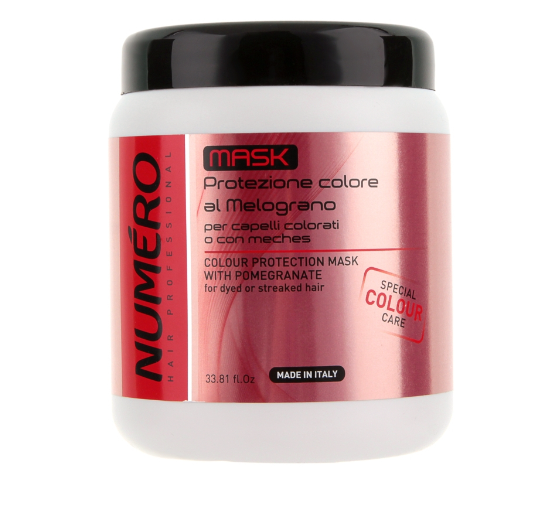 Brelil Professional Numero Colour Protection Mask Маска для защиты цвета волос с экстрактом граната 1000 ml