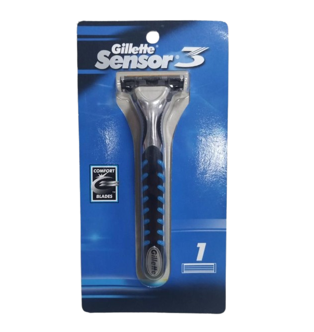 Чоловічий станок для гоління Gillette Sensor 3 (1 картридж)