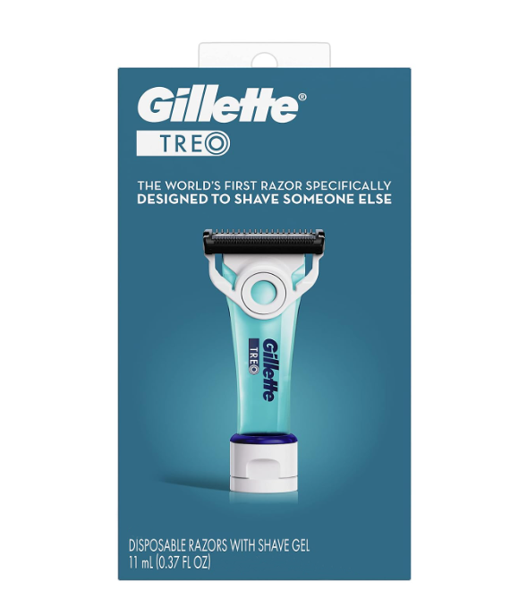 Чоловічий верстат Gillette TREO™ із вбудованим гелем для гоління