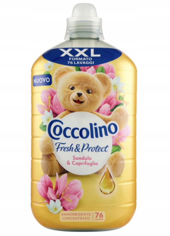 Coccolino кондиционер – ополаскиватель для белья. Sandalo, 1,75 л - 76 стирок