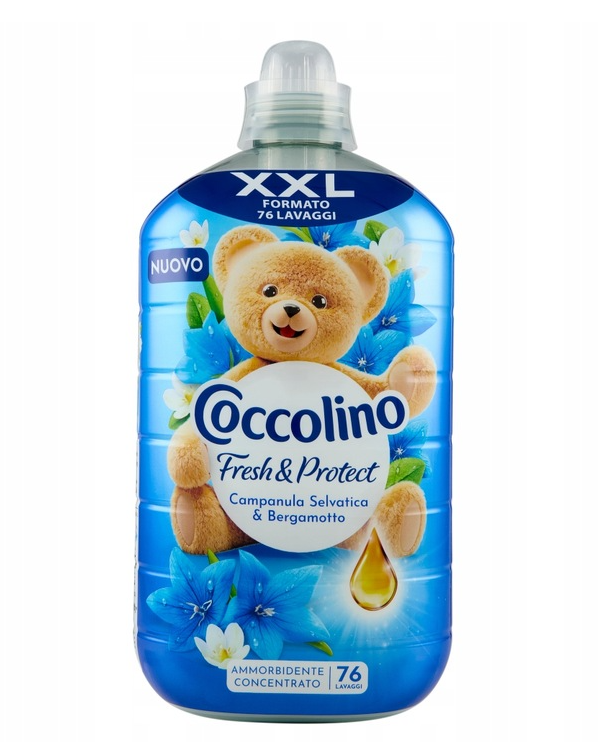 Coccolino кондиционер - ополаскиватель для белья. Бергамот, 1,75 л - 76 стирок