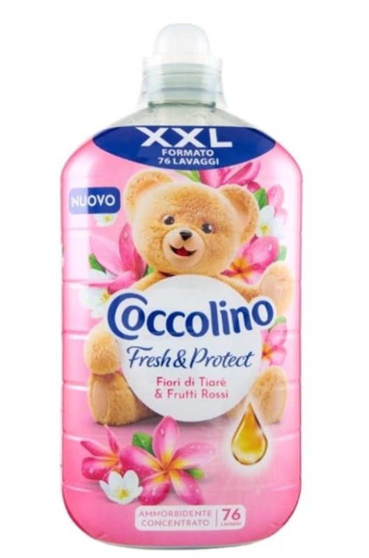Coccolino кондиционер – ополаскиватель для белья. Tiare Flowers, 1,75 л - 76 стирок