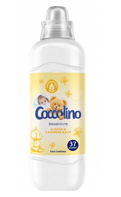 Coccolino кондиціонер-ополіскувач для білизни Sensetive Almond & Cashmere (925мл - 37ст.)