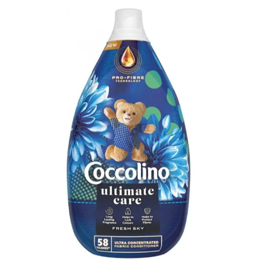 Coccolino ополіскувач для білизни Ultimate Care Fresh SKY (870 мл = 58 прання)
