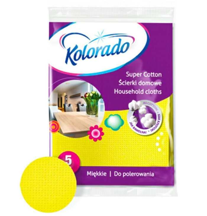 KOLORADO ганчірочки для прибирання універсальні 5шт