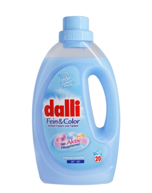 Dalli Гель для стирки Fein&Color для деликатных вещей 20 стирок 1,1 л