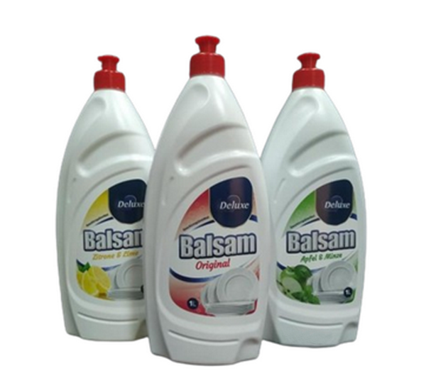 Deluxe моющее средство для посуды 1л.(3 вида)