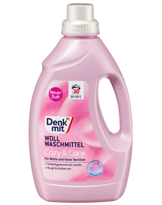 Denkmit  гель для стирки шерсти Cozy&Care 1,5 л - 30 стирок