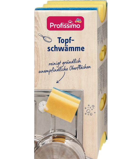 Denkmit губки для миття посуду (6 шт в упаковці) Profissimo