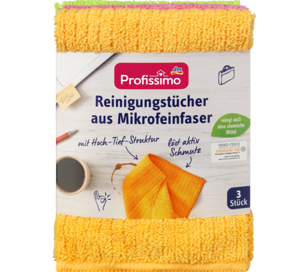 Denkmit Profissimo салфетки из микрофибры, 3 шт.