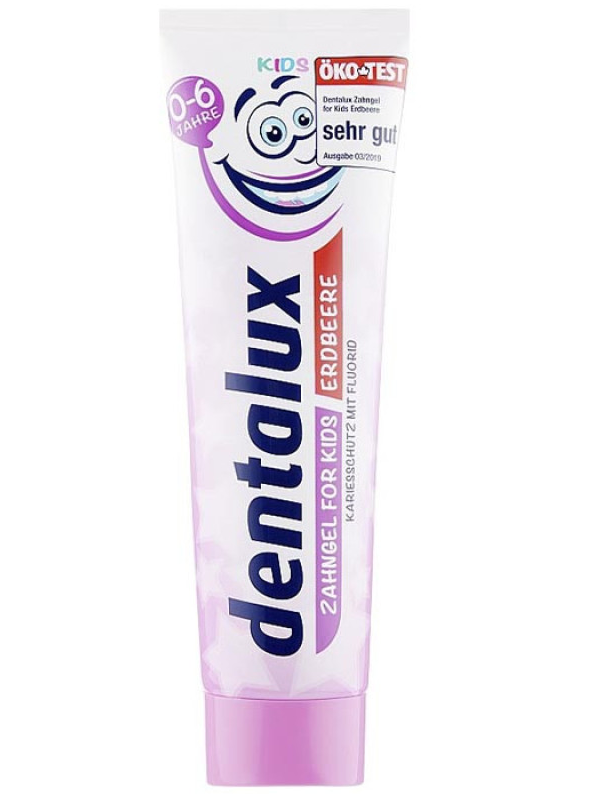 Dentalux зубна паста для дітей зі смаком полуниці 100 ml