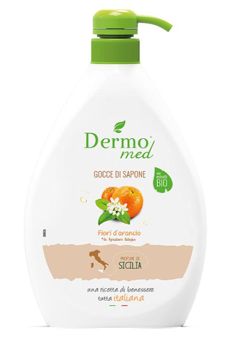 Dermomed жидкое мыло Цветы апельсина 600 мл