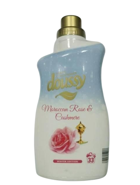 DOUSSY кондиціонер для білизни MOROCCAN ROSE & CASHMERE 1л -33 ст
