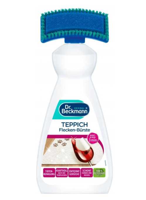 Dr.Beckmann Пятновыводитель со щеткой для ковров, обивки мебели 650 мл