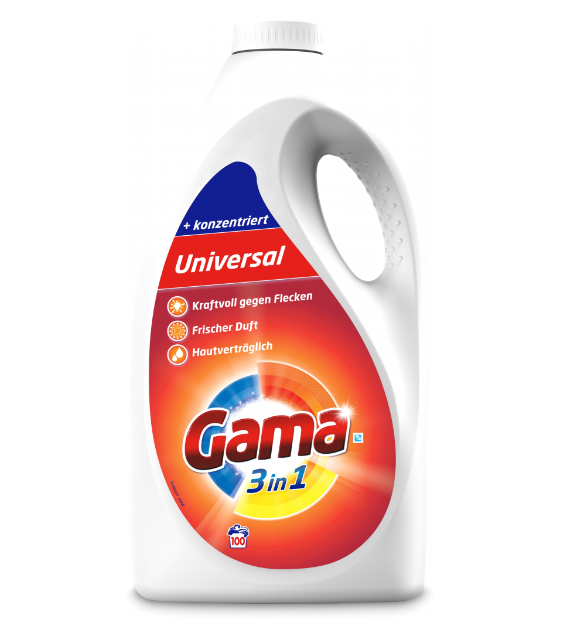 Гель для стирки Gama (Vizir) универсальный 5л - 100 стирок
