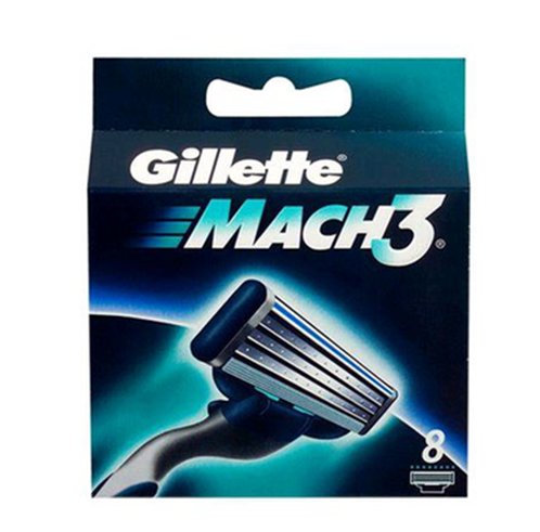 Gillette Mach3 змінні касети для гоління 8шт