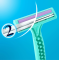 Gillette Satin Care Simply Venus (6) одноразові жіночі станки для гоління.