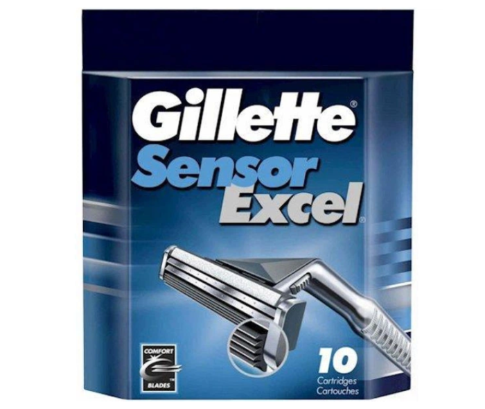Gillette Sensor Excel сменные картриджи  10 шт в упаковке