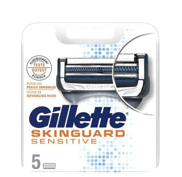 Gillette Skinguard запаска 2х лезова на верстат Fusion. 5 шт