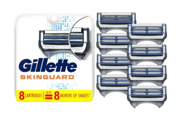 Gillette Skinguard запаска 2х лезова на верстат Fusion. 8шт