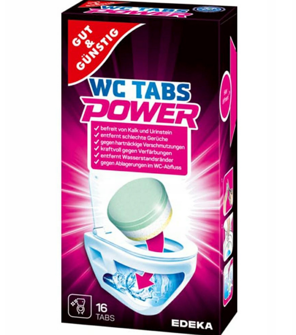 Gut & Gunstig WC-Tabs таблетки для чищення унітазу 16 шт