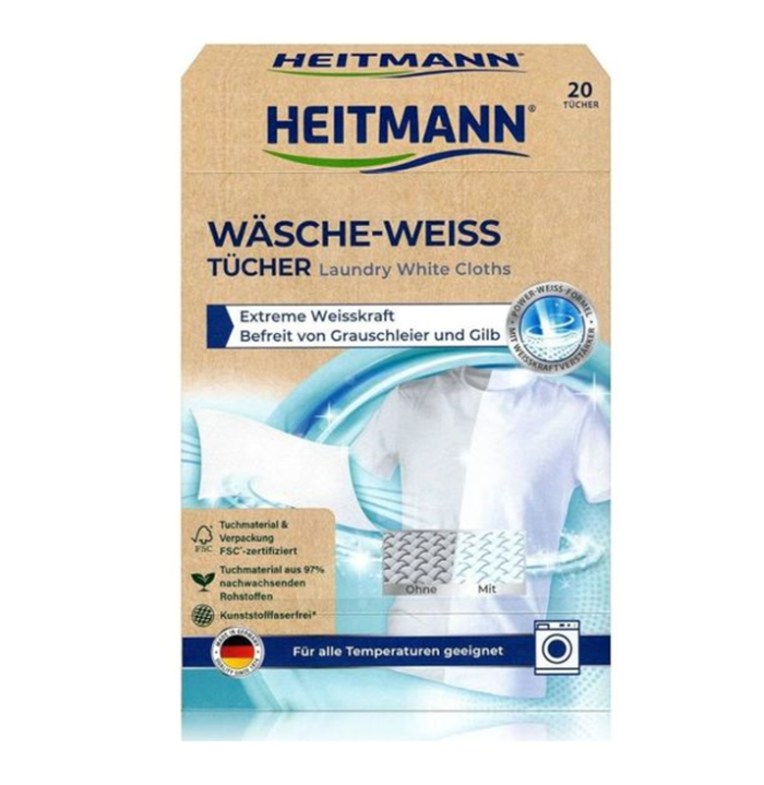 HEITMANN салфетки отбеливающие 15шт