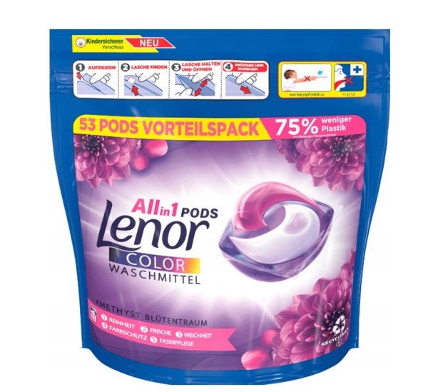 Lenor color капсулы для стирки 53 шт Amethyst