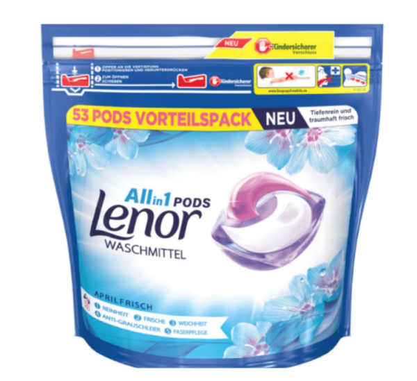 Lenor универсальные капсулы для стирки 53 шт April Fresh