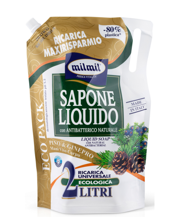 Milmil Рідке мило 2 л Екстракт ялівцю та хвої