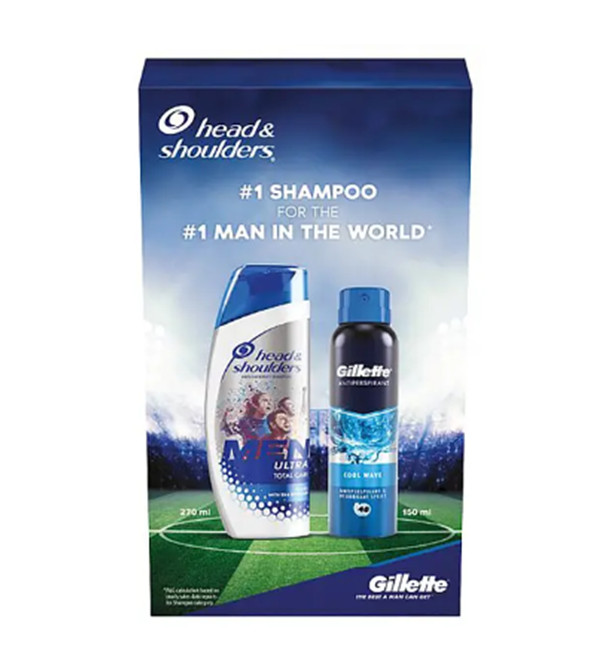 Набір шампунь Head & Shoulders 270мл + антиперспірант Gillette 150мл
