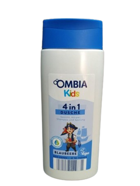 Ombia Kids гель для душу 4в1 з чорницею 300 мл