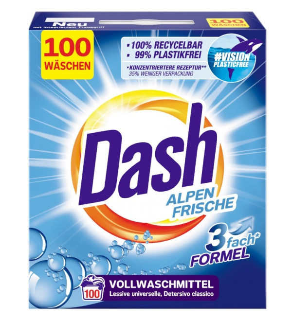 Стиральный порошок DASH универсальный  100 ст